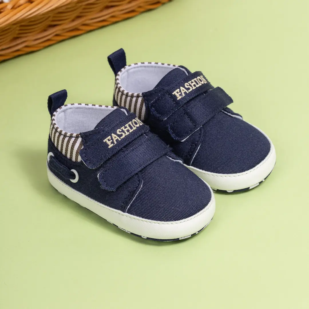 Cross-border 0-1 year old toddler shoes Velcro non-slip soft bottom baby shoes casual sports baby shoes — feature 12
