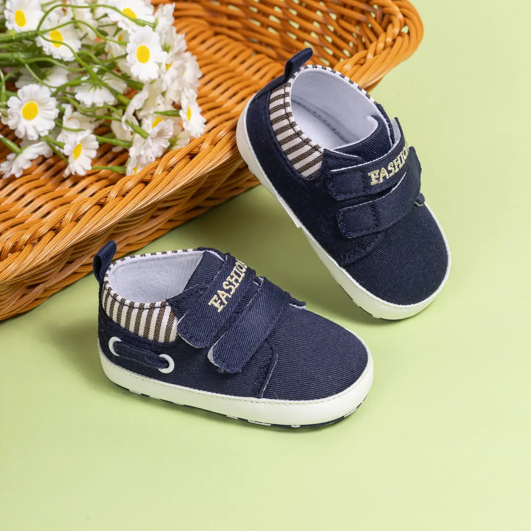 Cross-border 0-1 year old toddler shoes Velcro non-slip soft bottom baby shoes casual sports baby shoes — feature 14