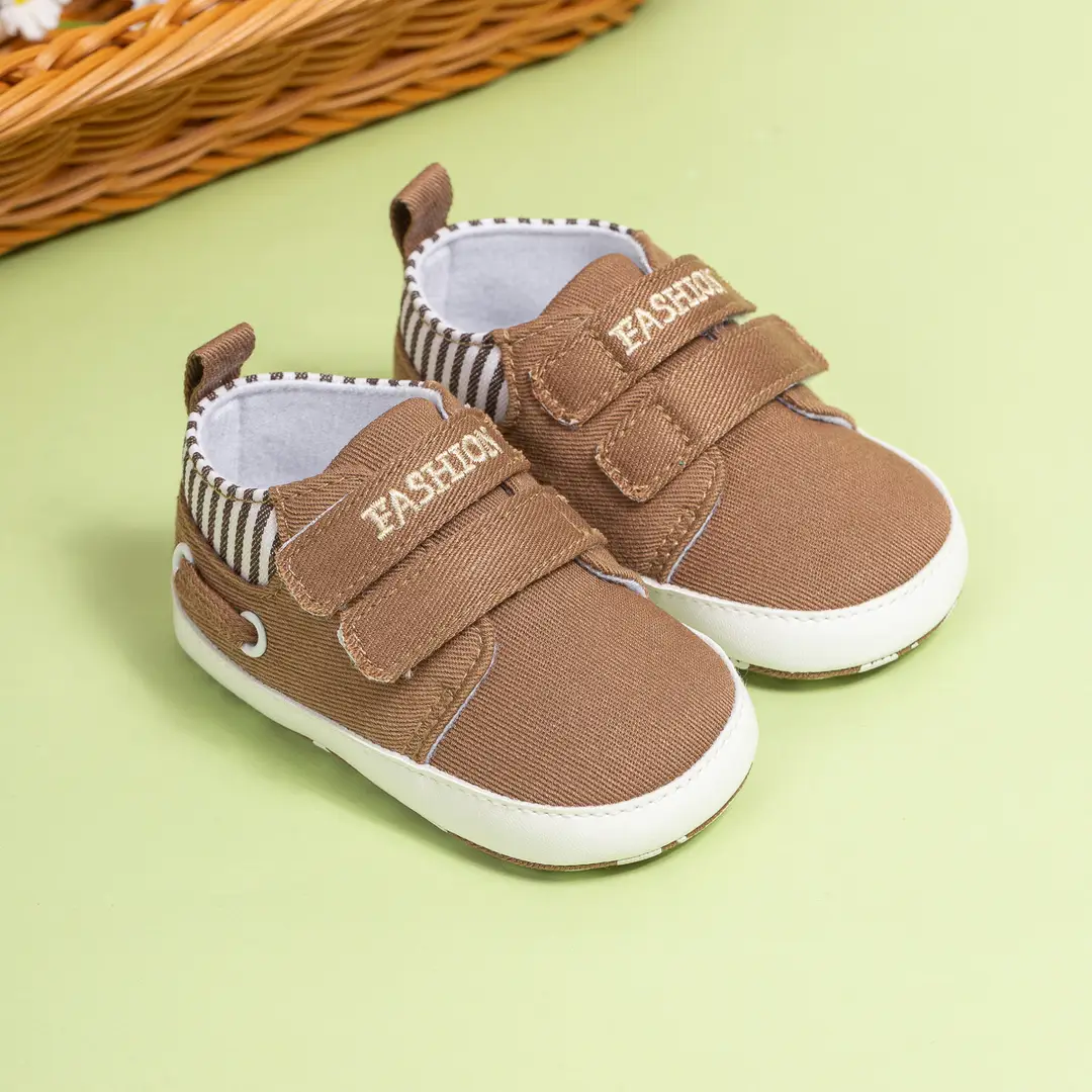 Cross-border 0-1 year old toddler shoes Velcro non-slip soft bottom baby shoes casual sports baby shoes — feature 17