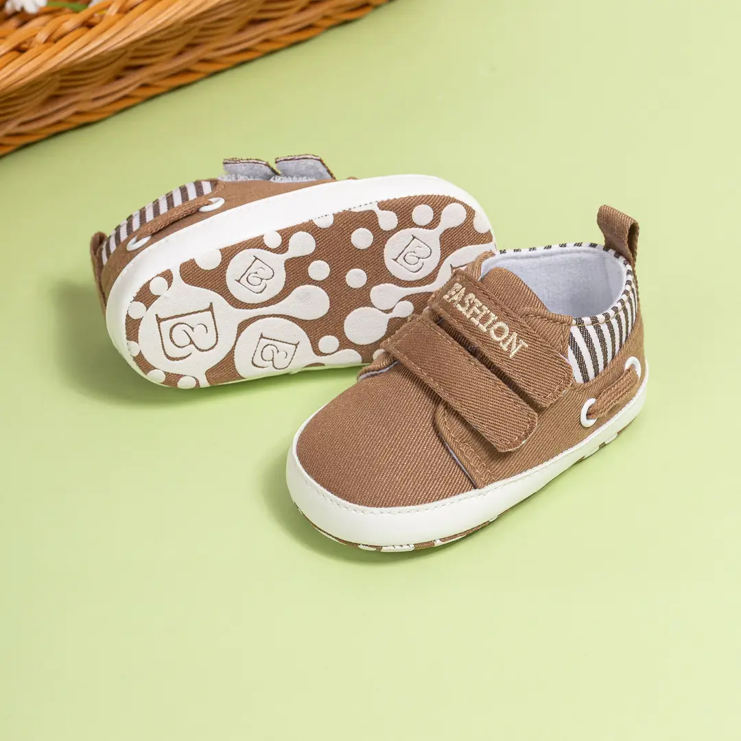 Cross-border 0-1 year old toddler shoes Velcro non-slip soft bottom baby shoes casual sports baby shoes — feature 18