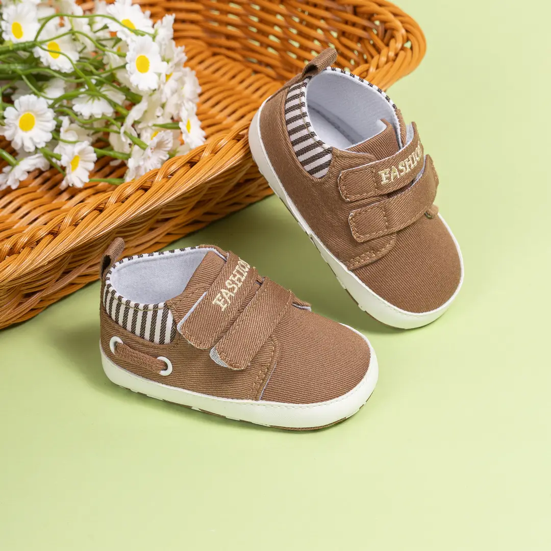 Cross-border 0-1 year old toddler shoes Velcro non-slip soft bottom baby shoes casual sports baby shoes — feature 19