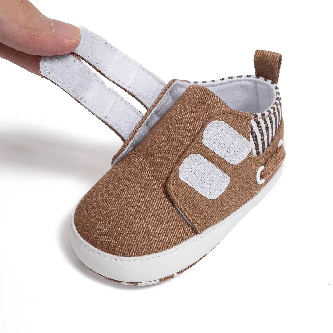 Cross-border 0-1 year old toddler shoes Velcro non-slip soft bottom baby shoes casual sports baby shoes — feature 21