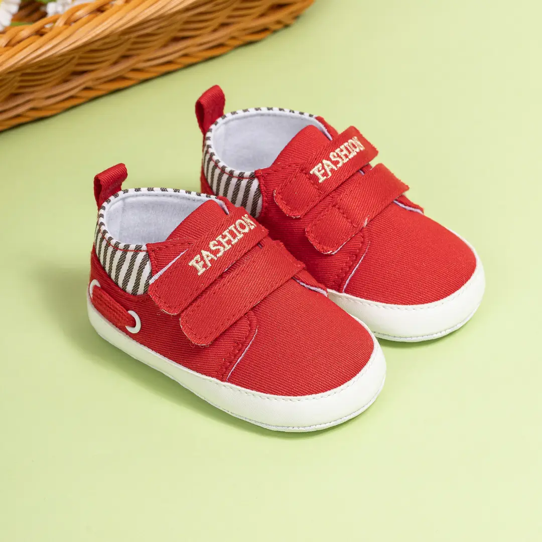 Cross-border 0-1 year old toddler shoes Velcro non-slip soft bottom baby shoes casual sports baby shoes — feature 7