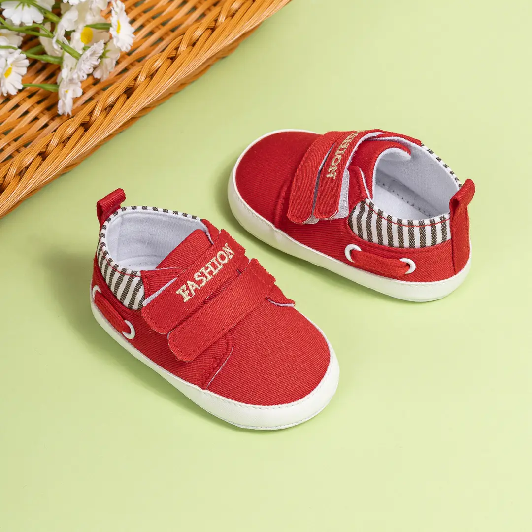 Cross-border 0-1 year old toddler shoes Velcro non-slip soft bottom baby shoes casual sports baby shoes — feature 8