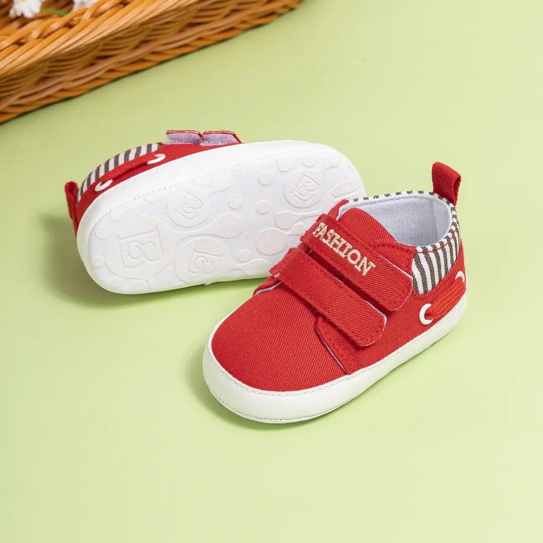 Cross-border 0-1 year old toddler shoes Velcro non-slip soft bottom baby shoes casual sports baby shoes — feature 9