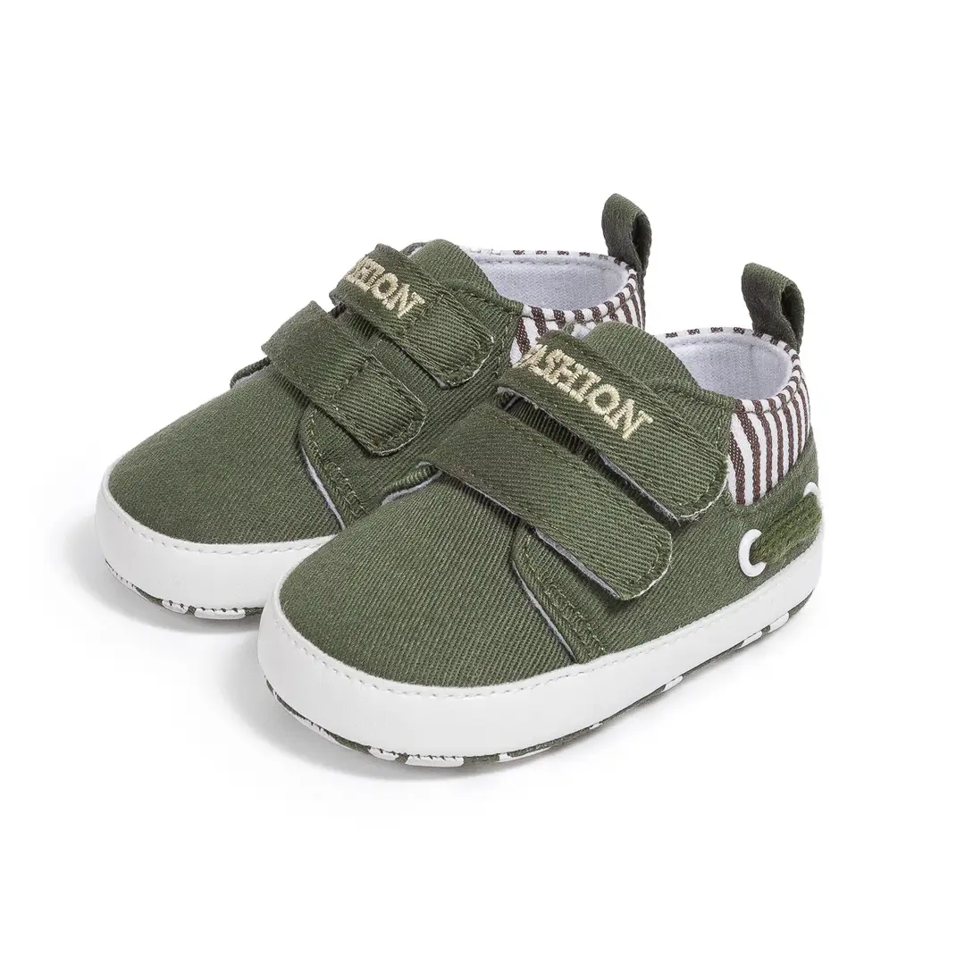 Cross-border 0-1 year old toddler shoes Velcro non-slip soft bottom baby shoes casual sports baby shoes