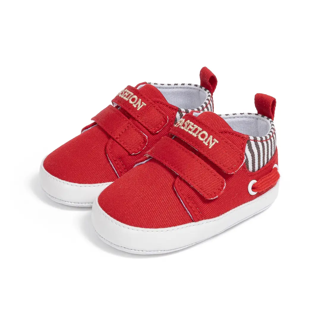 Cross-border 0-1 year old toddler shoes Velcro non-slip soft bottom baby shoes casual sports baby shoes - Image 2