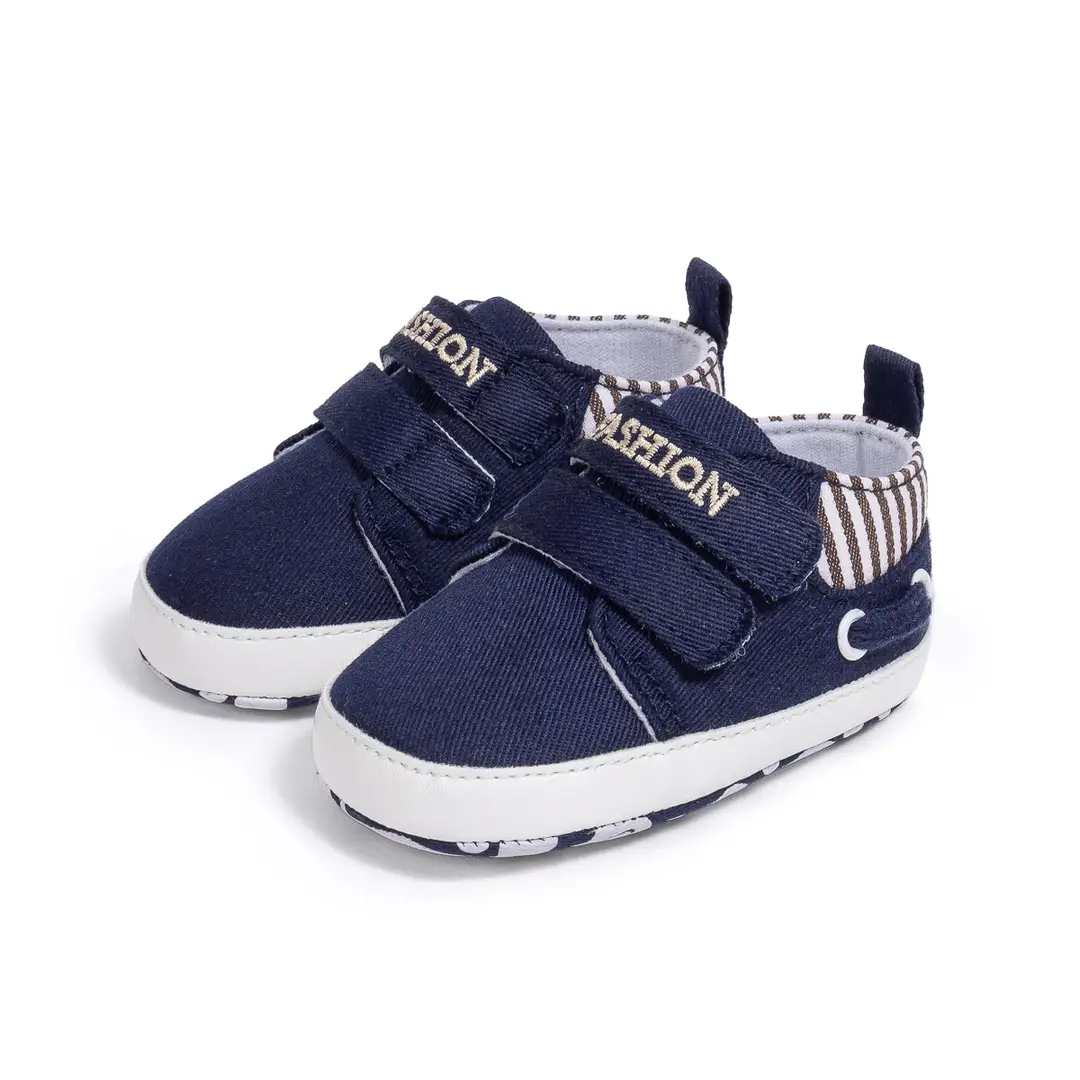 Cross-border 0-1 year old toddler shoes Velcro non-slip soft bottom baby shoes casual sports baby shoes - Image 4