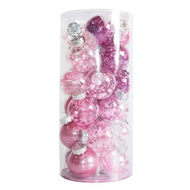 Transparent Christmas Decorative Balls 6cm24 PET — feature 10