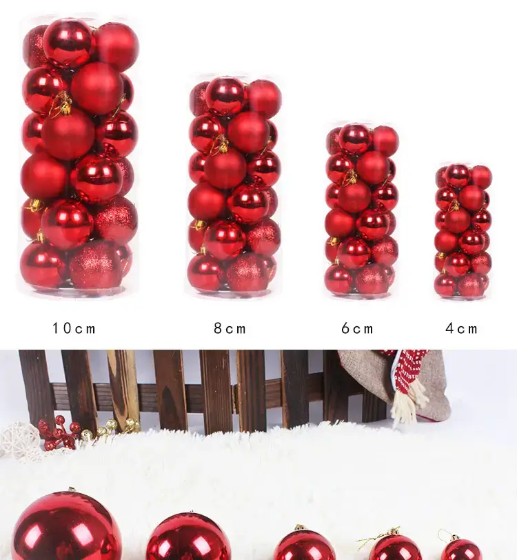Gold Christmas Balls 6cm Electroplated Decor — feature 3