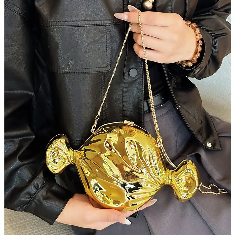 Blue Candy Shape Crossbody Bag for Women - Image 7
