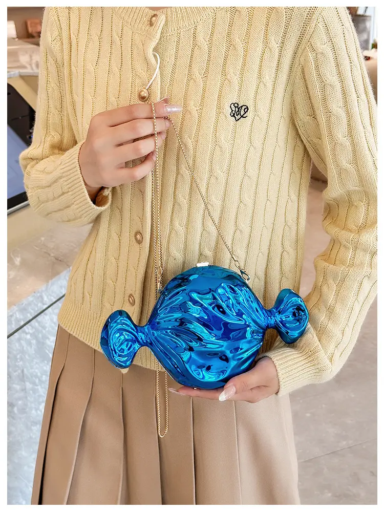 Blue Candy Shape Crossbody Bag for Women — feature 21