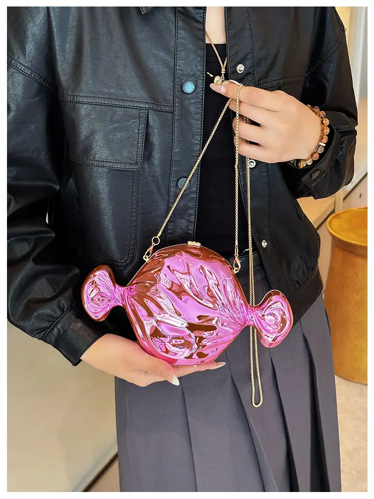 Blue Candy Shape Crossbody Bag for Women — feature 24