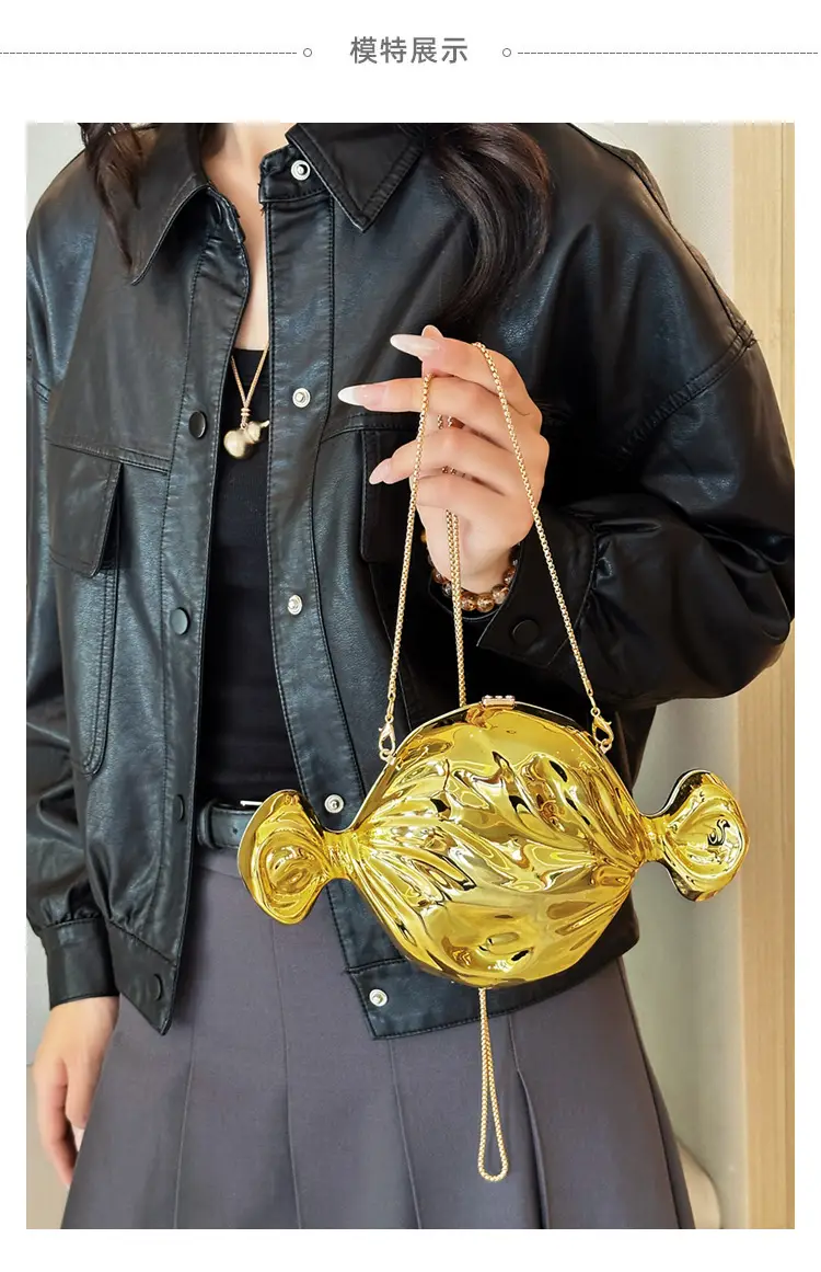 Blue Candy Shape Crossbody Bag for Women — feature 4