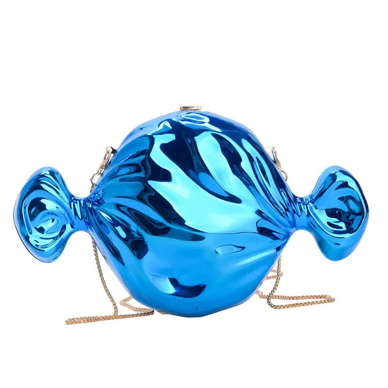Blue Candy Shape Crossbody Bag for Women - Image 5