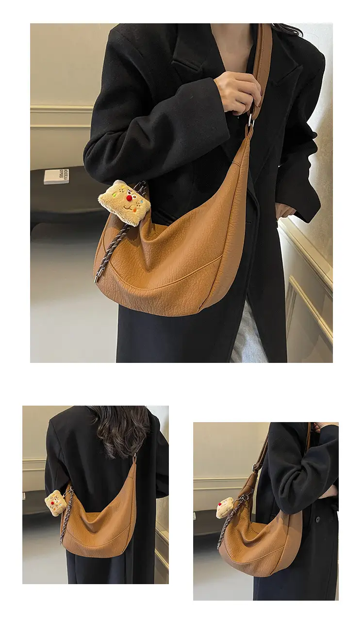 Black Leather Shoulder Crossbody Bag for Women 2024 — feature 10
