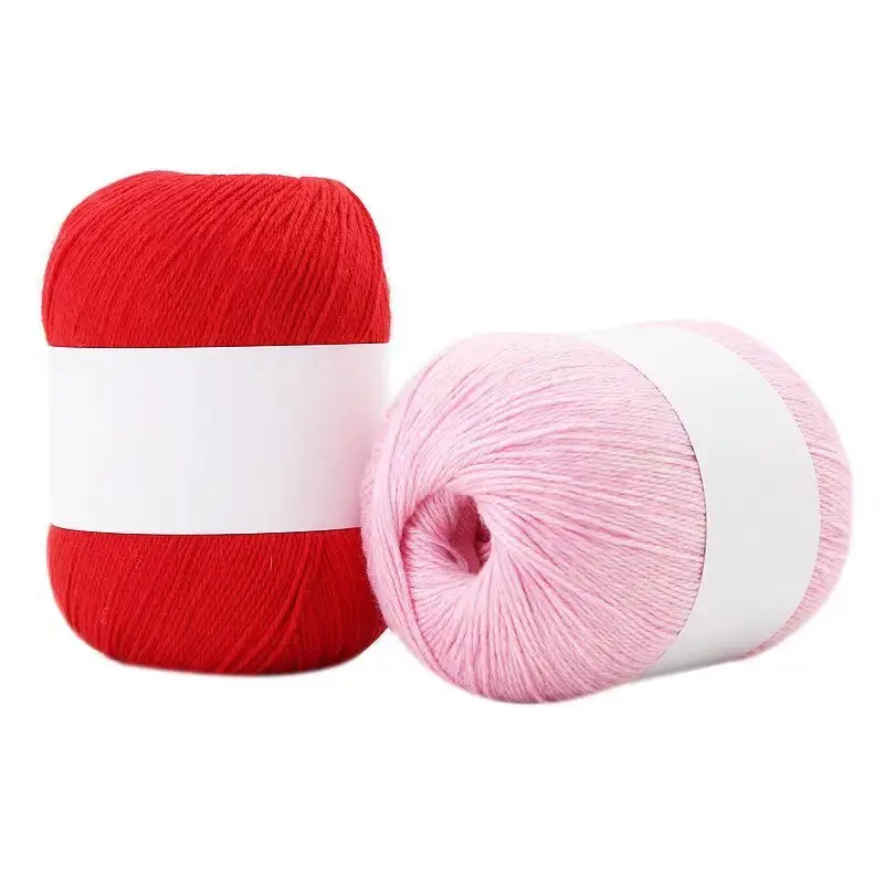 Cashmere Thread 3 Strands Thin Thread Baby Anti-Pilling Goat Wool Crochet Hat Scarf DIY Knitted Scarf Sweater Wool Ball