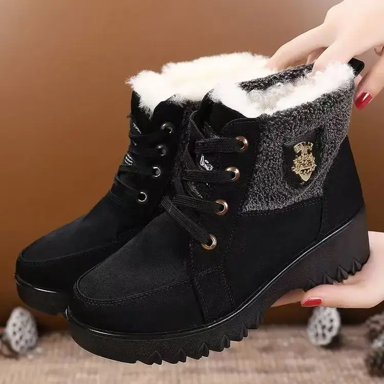 Northeast Women's Fleece Lined Snow Boots Maroon 2024 - Image 6