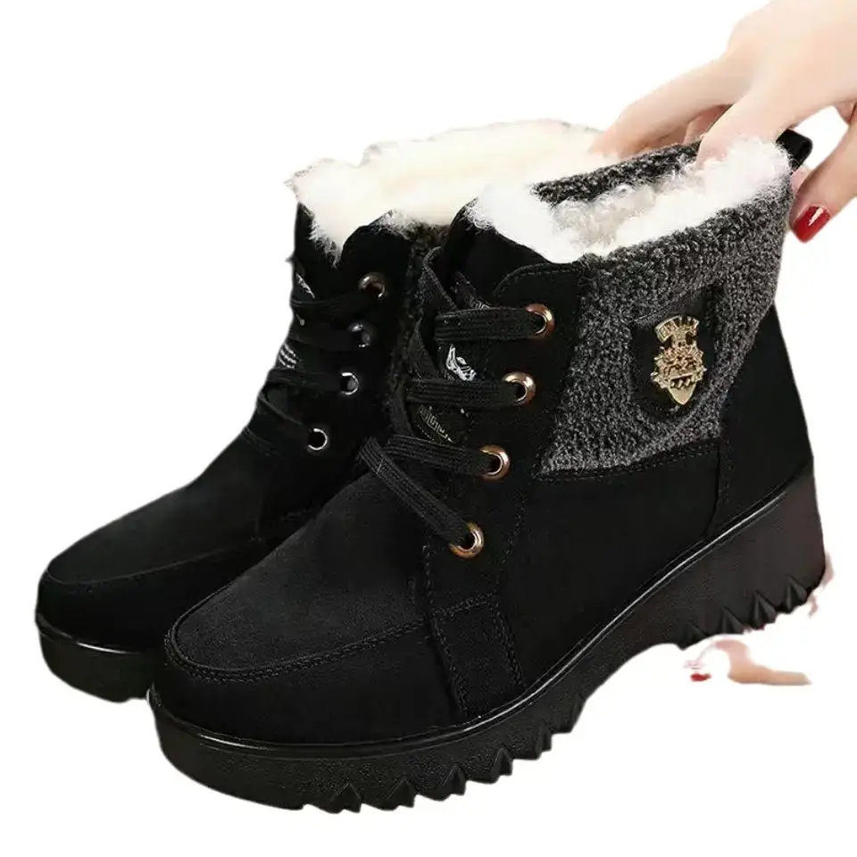 Northeast Women's Fleece Lined Snow Boots Maroon 2024 - Image 7