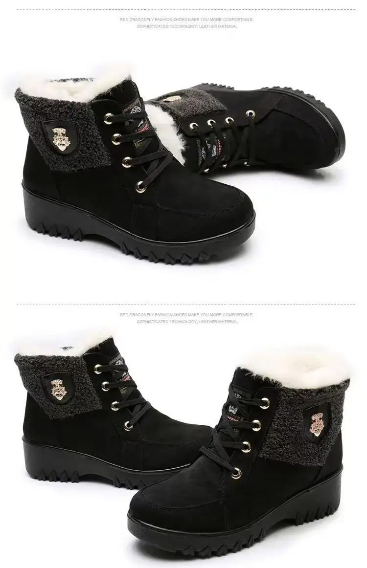 Northeast Women's Fleece Lined Snow Boots Maroon 2024 — feature 10