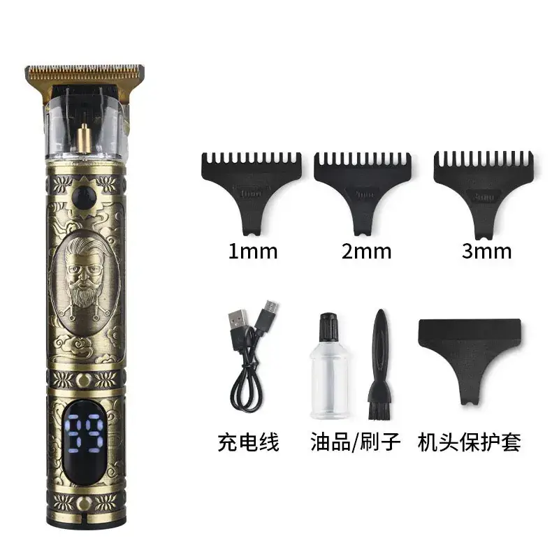 Rechargeable Cross-Border Hair Clipper with 3mm Blades — feature 2