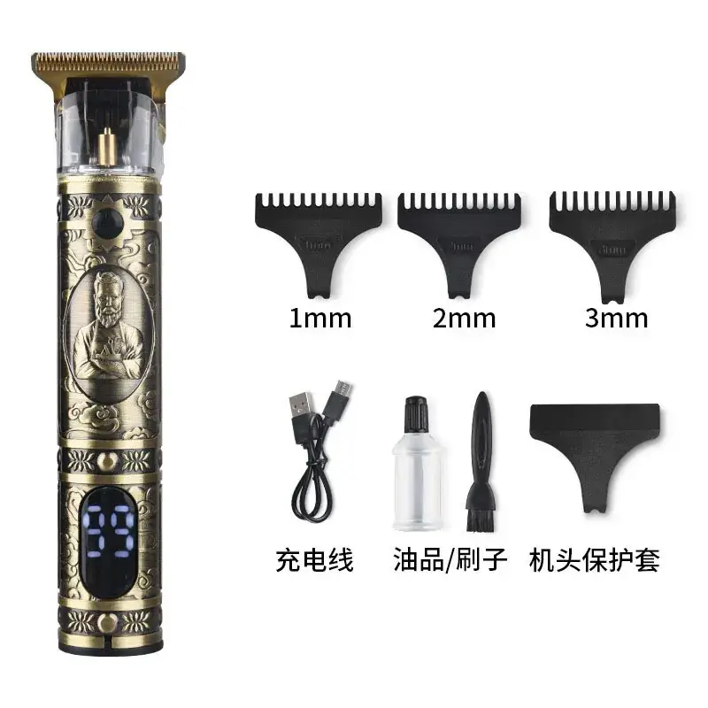 Rechargeable Cross-Border Hair Clipper with 3mm Blades — feature 3