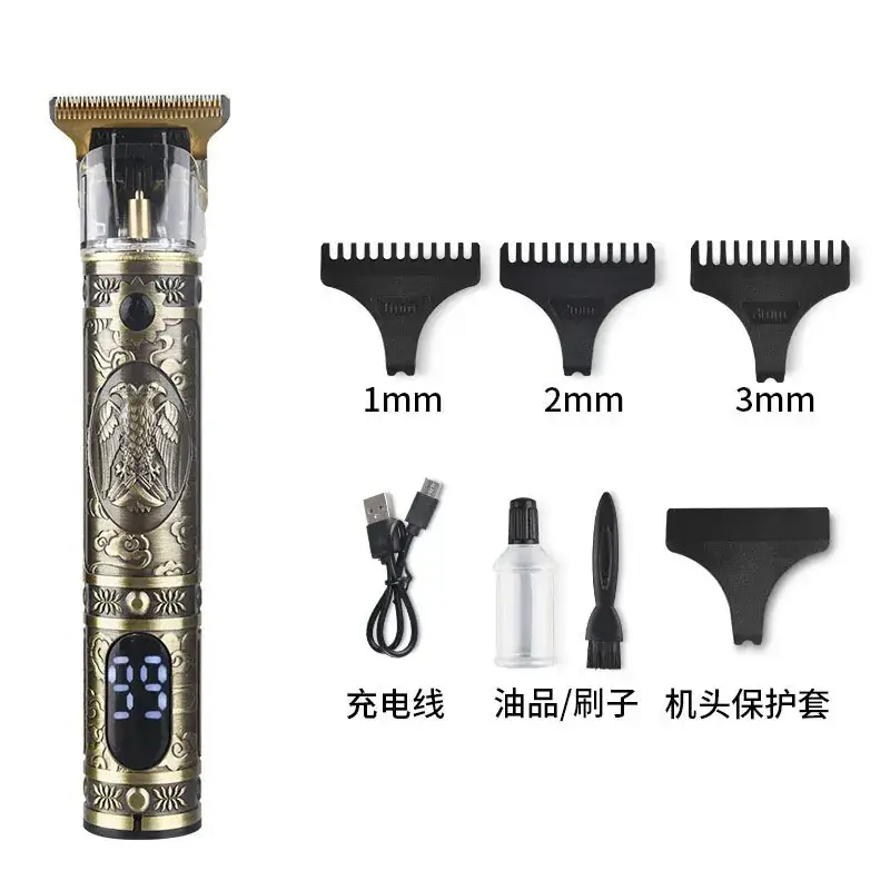 Rechargeable Cross-Border Hair Clipper with 3mm Blades — feature 4