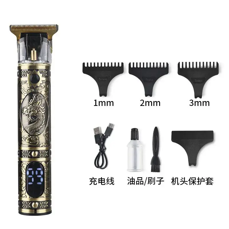 Rechargeable Cross-Border Hair Clipper with 3mm Blades — feature 7
