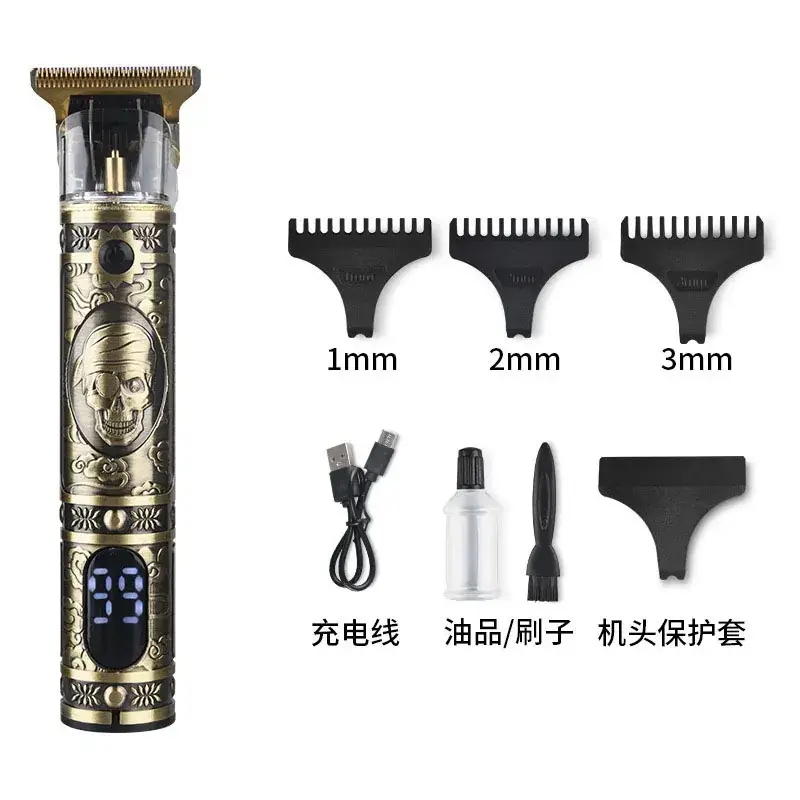 Rechargeable Cross-Border Hair Clipper with 3mm Blades - Image 3