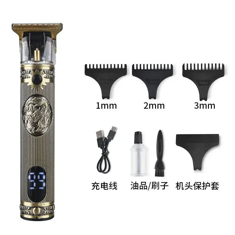 Rechargeable Cross-Border Hair Clipper with 3mm Blades - Image 6