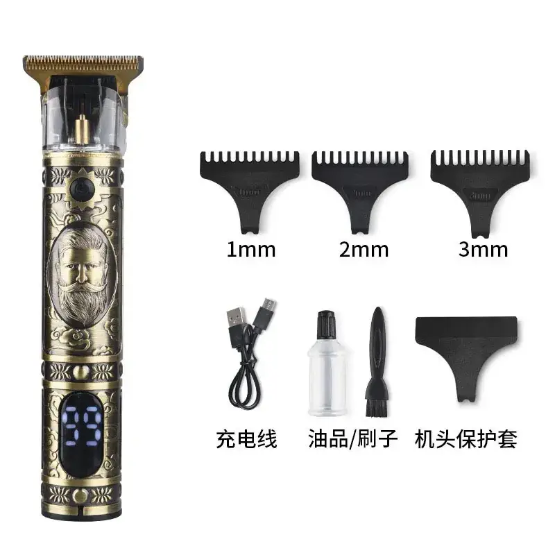 Rechargeable Cross-Border Hair Clipper with 3mm Blades - Image 8