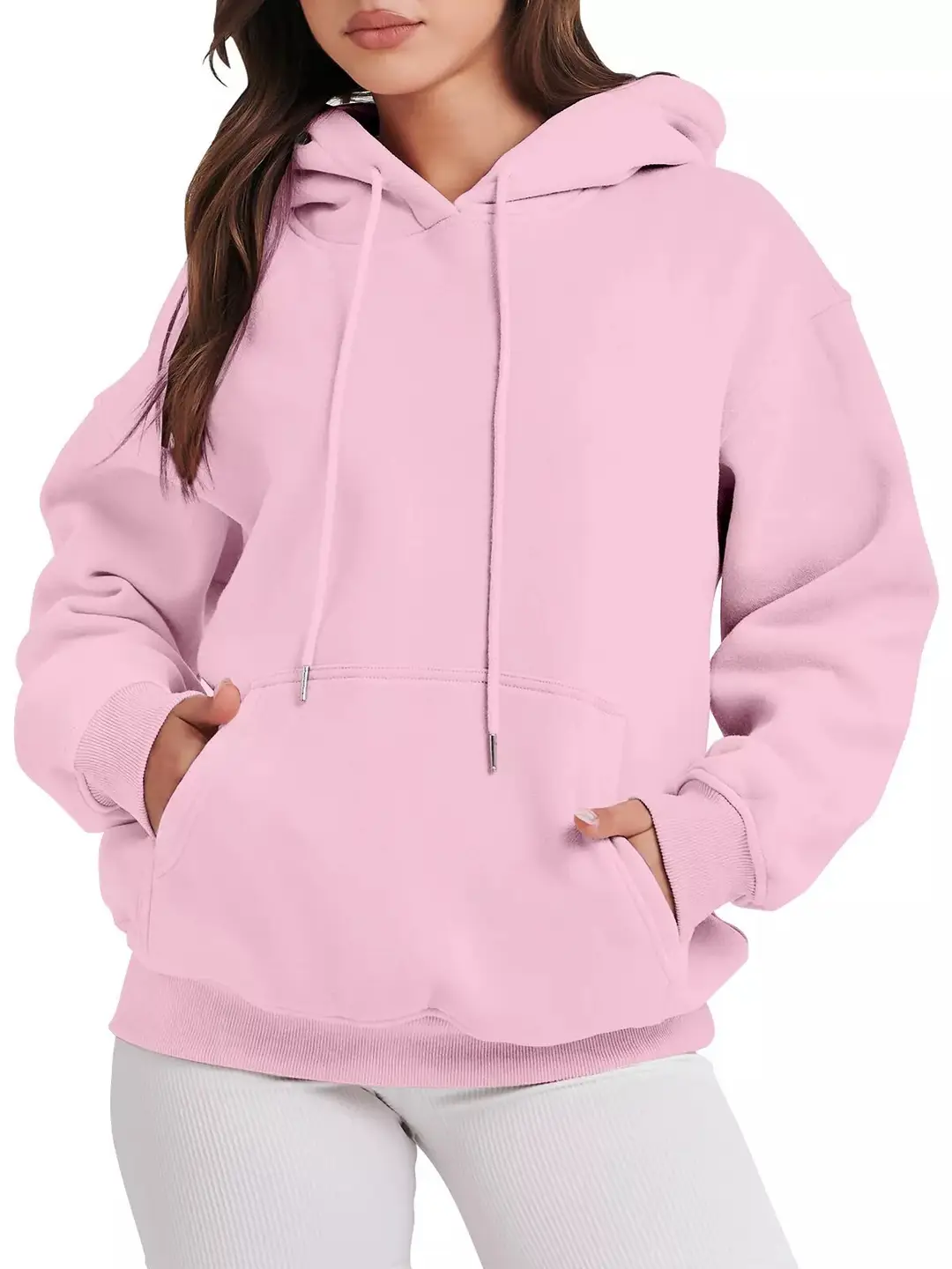 Cross-border Oversized Shoulder Sleeve Women's Oversized Hooded Sweatshirt Long Sleeve Pullover Autumn Clothing Sweater