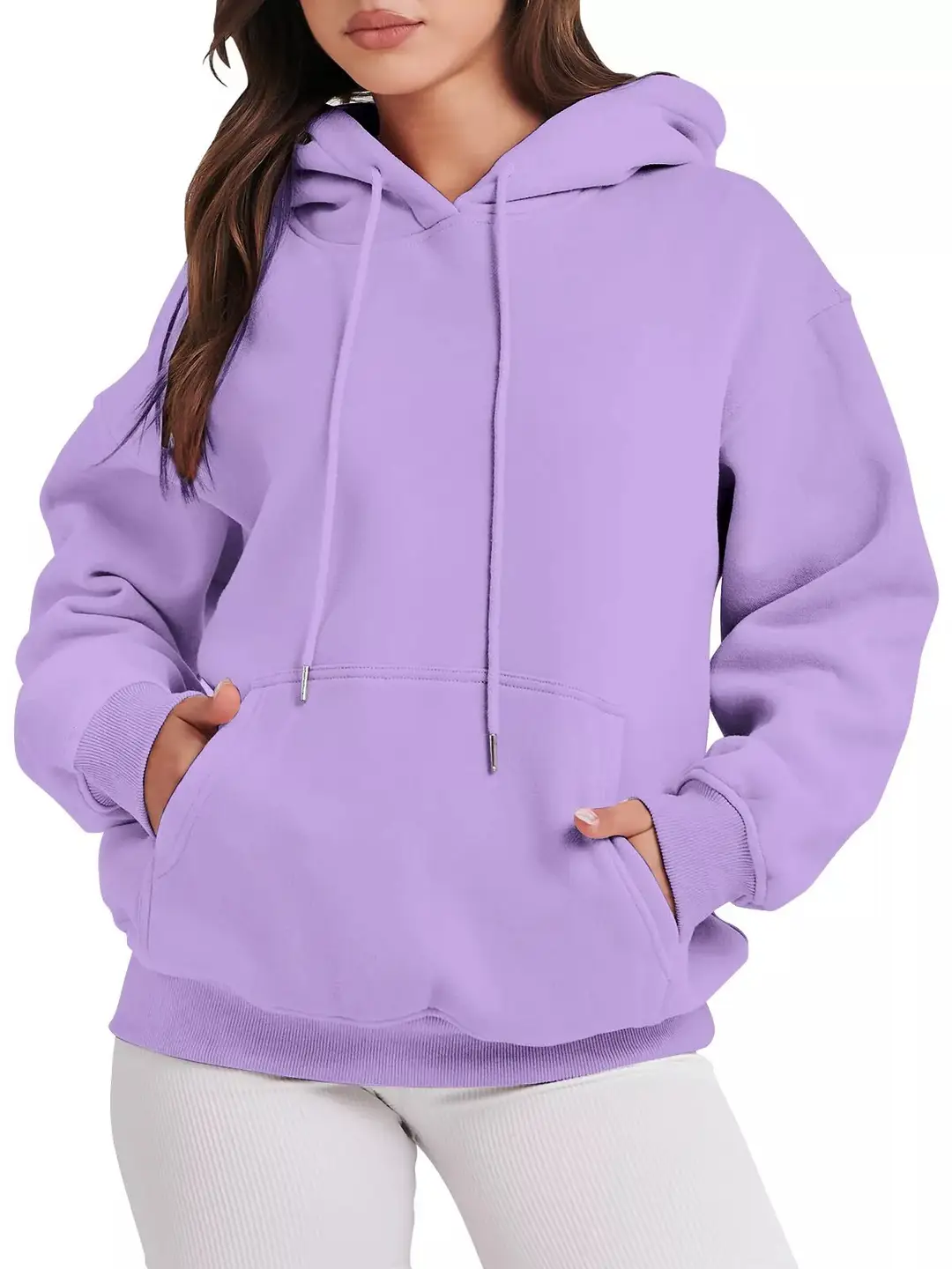 Cross-border Oversized Shoulder Sleeve Women's Oversized Hooded Sweatshirt Long Sleeve Pullover Autumn Clothing Sweater