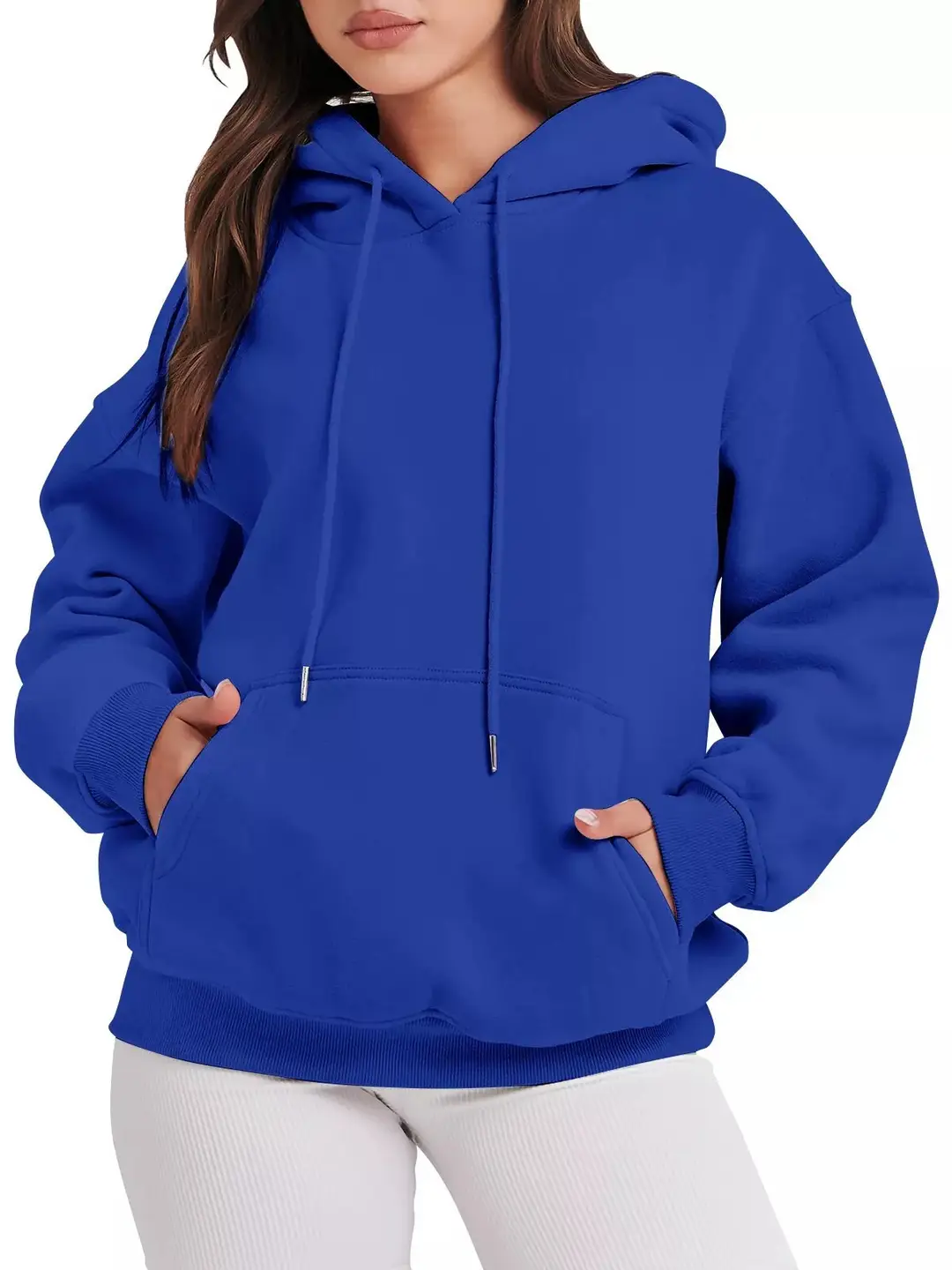 Cross-border Oversized Shoulder Sleeve Women's Oversized Hooded Sweatshirt Long Sleeve Pullover Autumn Clothing Sweater