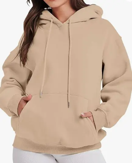 Cross-border Oversized Shoulder Sleeve Women's Oversized Hooded Sweatshirt Long Sleeve Pullover Autumn Clothing Sweater