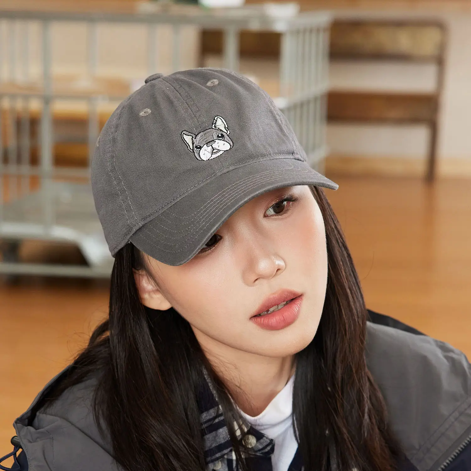 Puppy Embroidered Baseball Cap for Men Women - Image 6