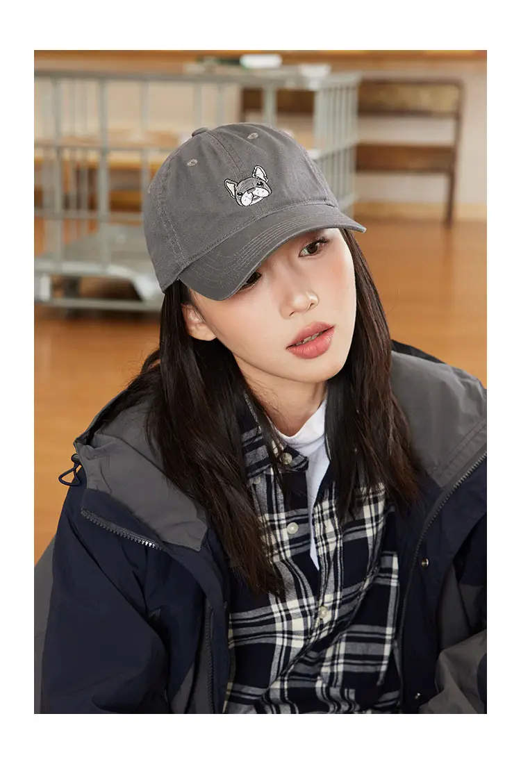 Puppy Embroidered Baseball Cap for Men Women — feature 2