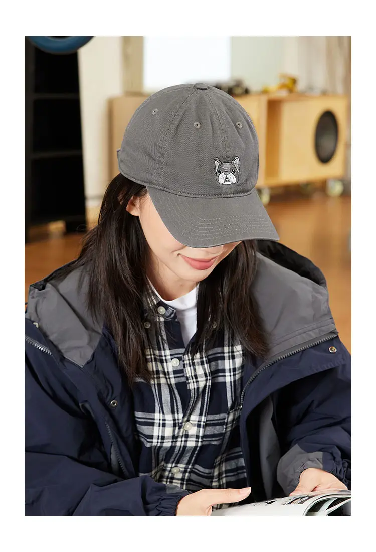 Puppy Embroidered Baseball Cap for Men Women — feature 3