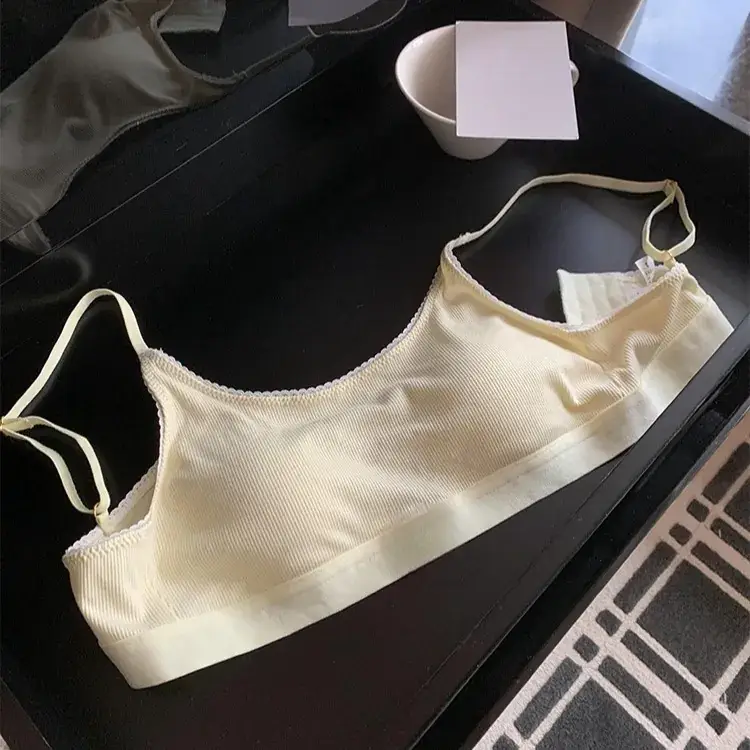2024 Cotton Lace Underwear Women Small Chest Back Bra - Image 5