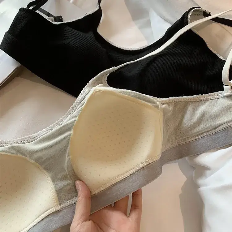 2024 Cotton Lace Underwear Women Small Chest Back Bra - Image 7