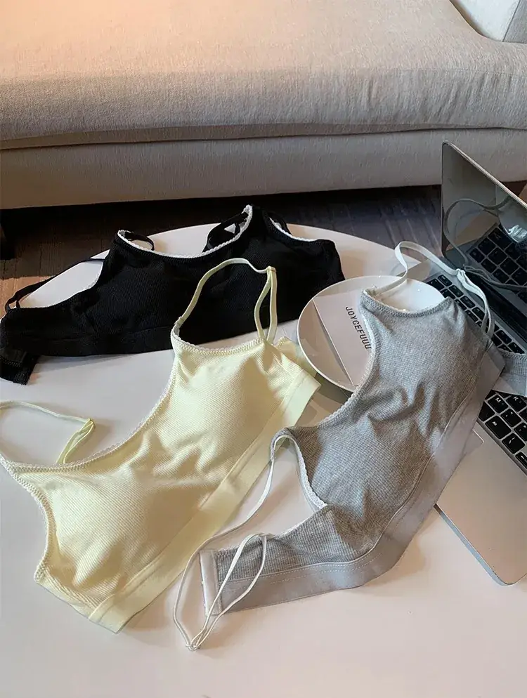 2024 Cotton Lace Underwear Women Small Chest Back Bra — feature 1