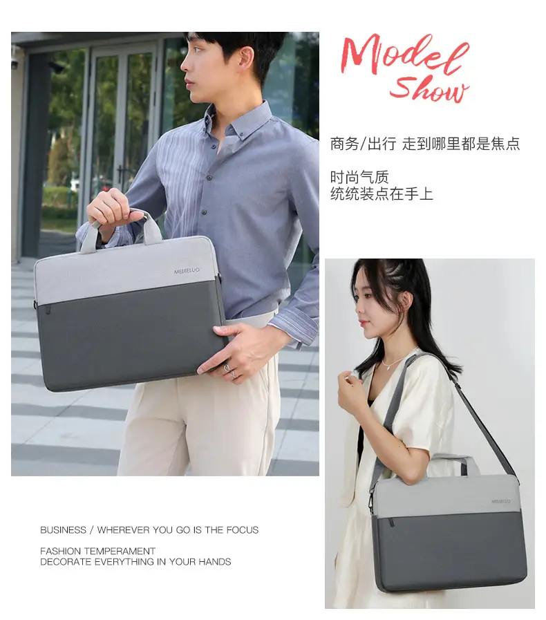 Oxford Cloth Laptop Bag Large Capacity Business Shoulder Crossbody — feature 11