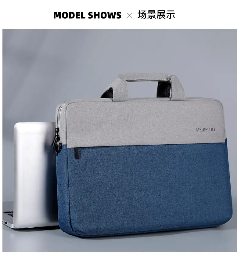 Oxford Cloth Laptop Bag Large Capacity Business Shoulder Crossbody — feature 16