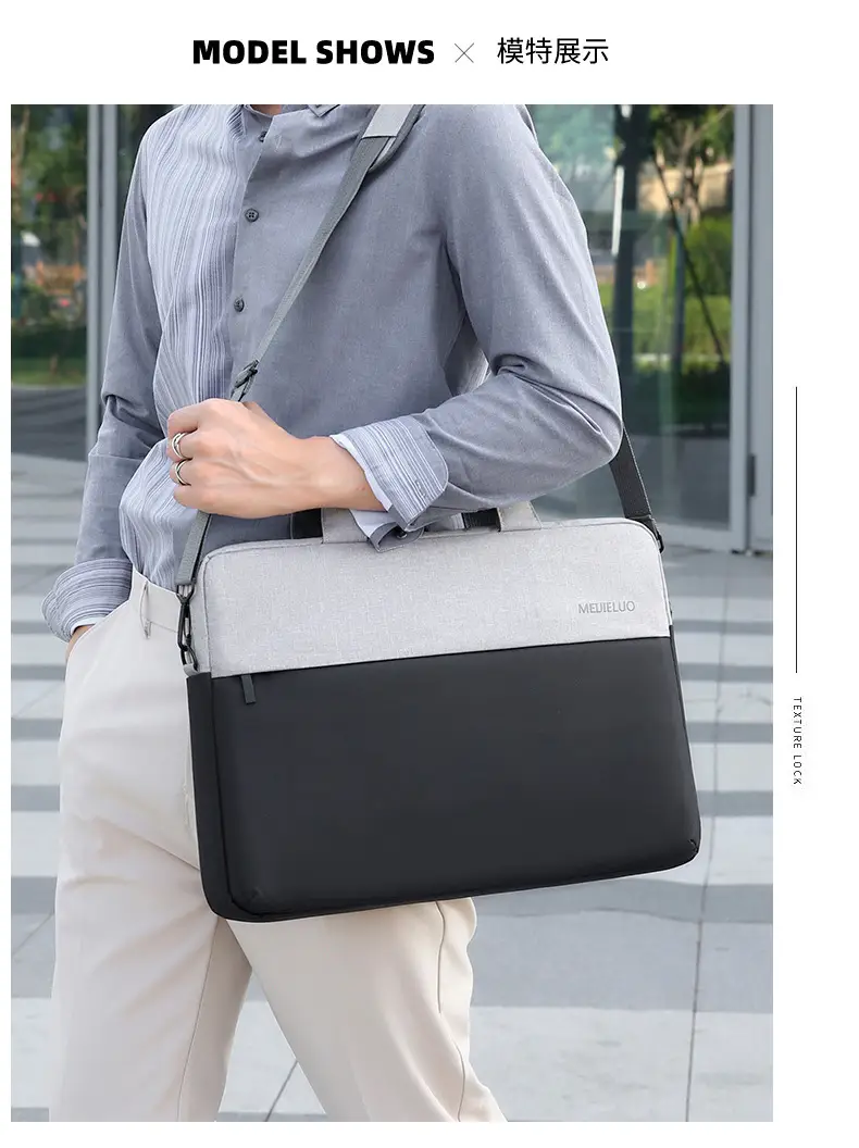 Oxford Cloth Laptop Bag Large Capacity Business Shoulder Crossbody — feature 23