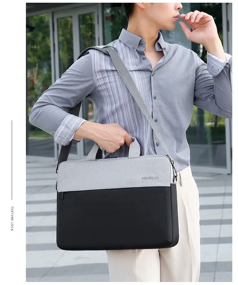Oxford Cloth Laptop Bag Large Capacity Business Shoulder Crossbody — feature 24
