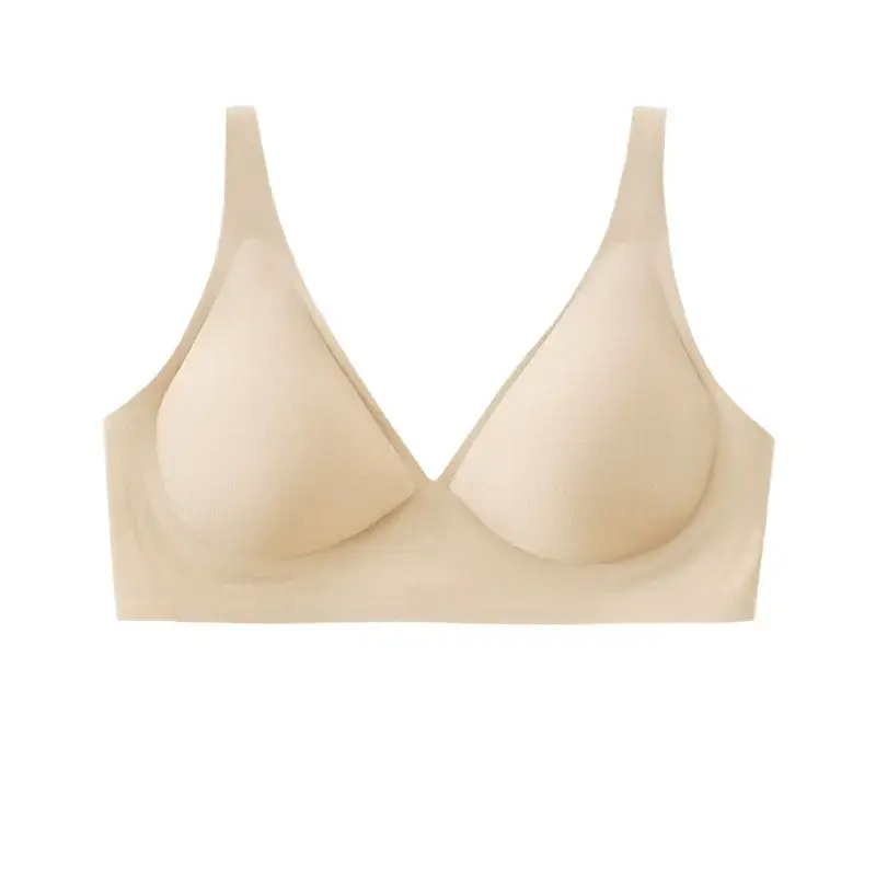 Jelly Traceless Underwear Women's Deep V Shaped Small Chest Gathering - Image 13