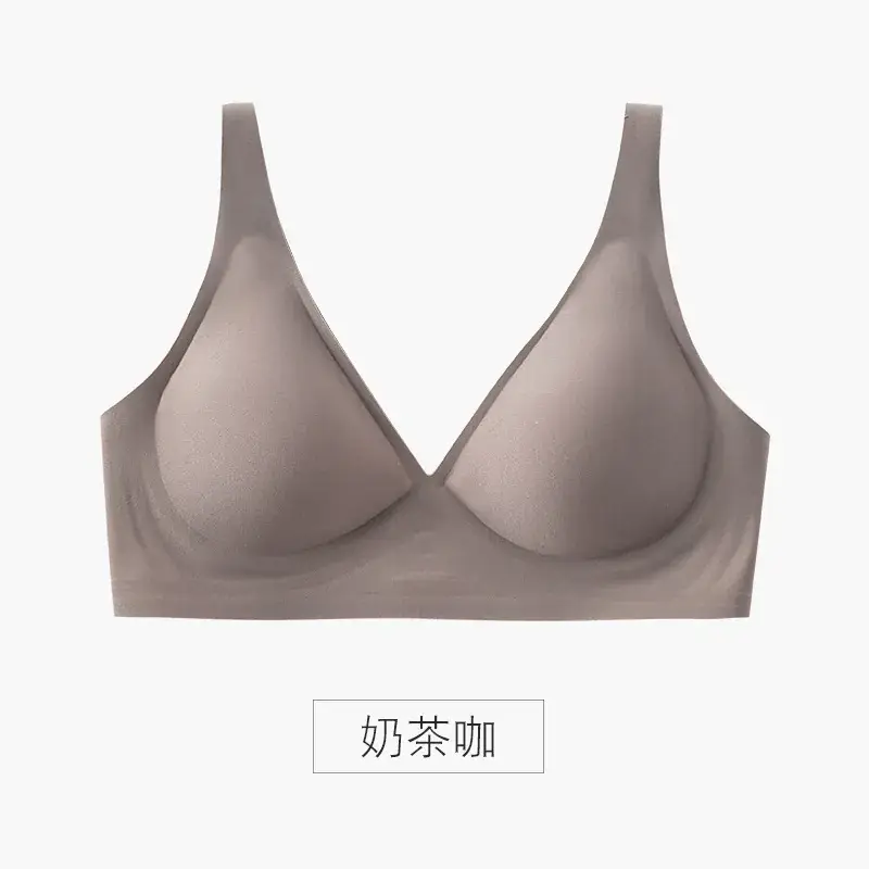 Jelly Traceless Underwear Women's Deep V Shaped Small Chest Gathering - Image 6