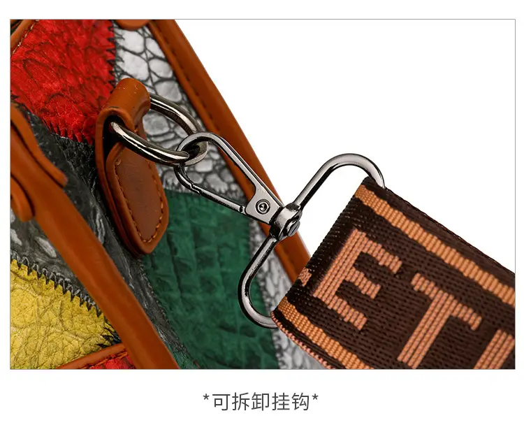 2024 New Stitching Contrast Color Handbag Large Capacity All-match Shoulder Crossbody Bag Fashion Women's Tote Bag — feature 21