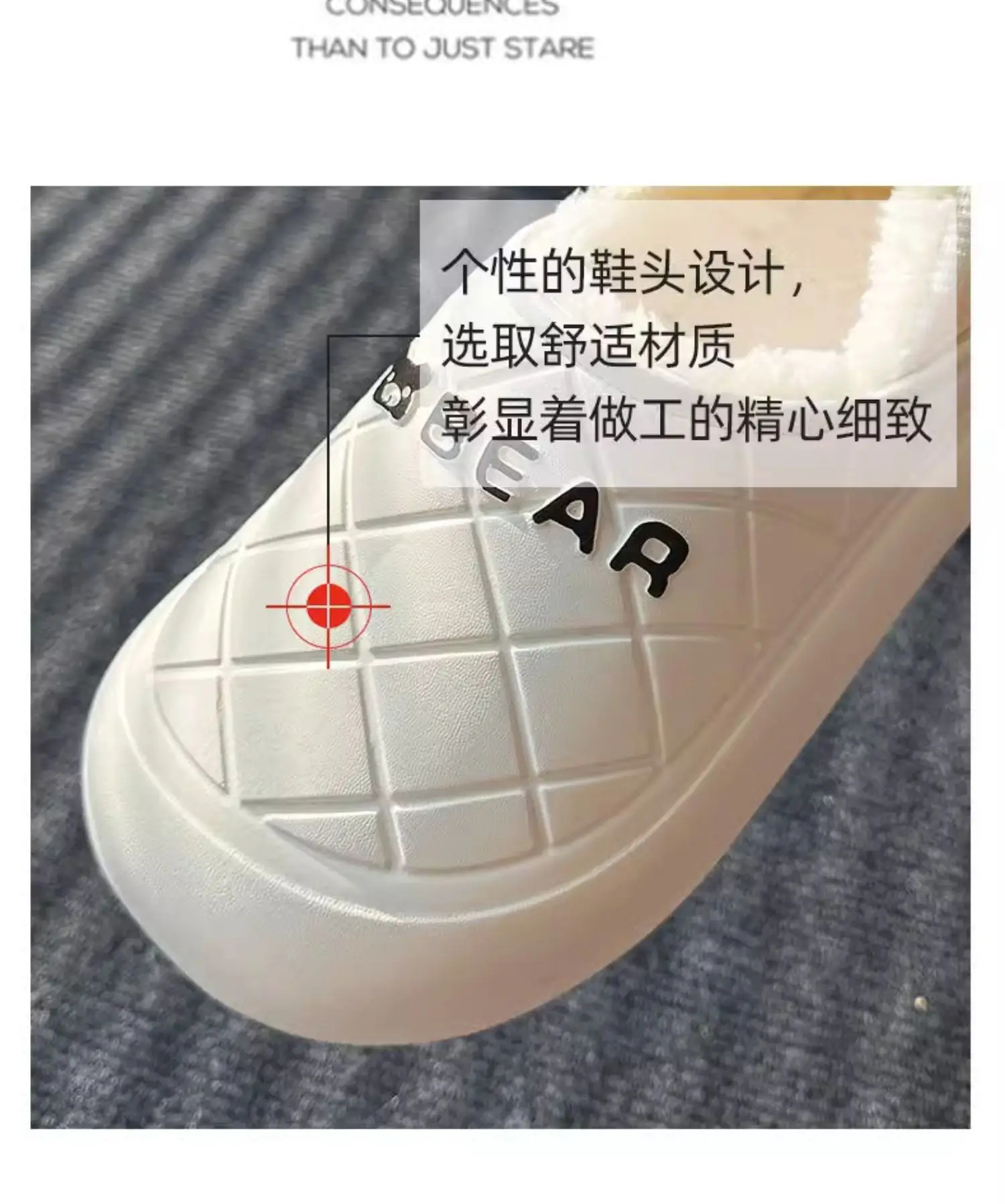 Women's Waterproof Fleece Slippers Black Winter — feature 16
