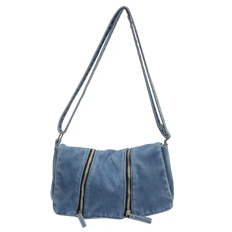 Denim Underarm Bag 2026 Summer Retro Crossbody - Image 2